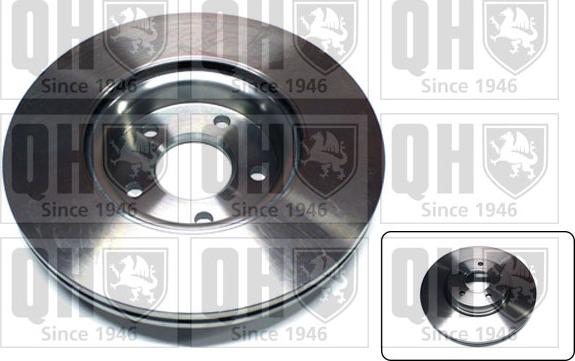 Quinton Hazell BDC5487 - Brake Disc autospares.lv