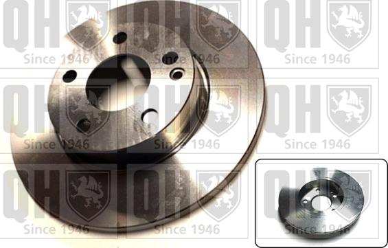 Quinton Hazell BDC5438 - Brake Disc autospares.lv