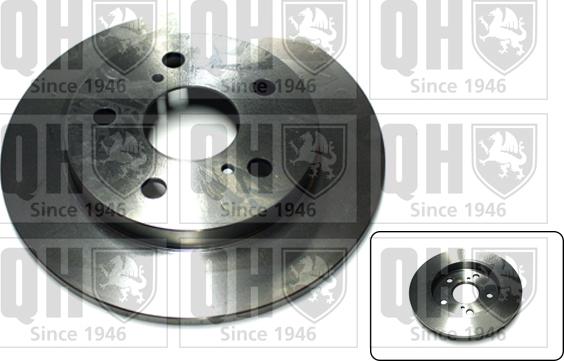 Quinton Hazell BDC5590 - Brake Disc autospares.lv