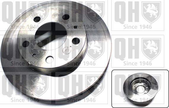 Quinton Hazell BDC5593 - Brake Disc autospares.lv