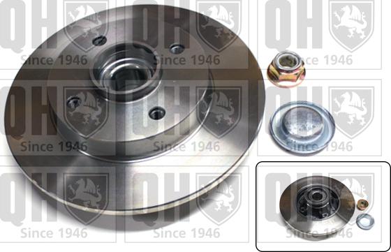 Quinton Hazell BDC5597 - Brake Disc autospares.lv