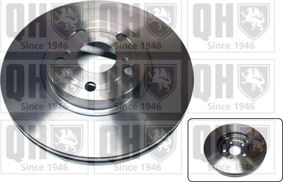 Quinton Hazell BDC5544 - Brake Disc autospares.lv