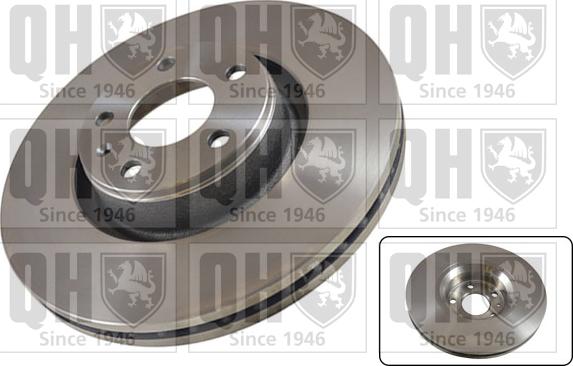 Quinton Hazell BDC5545 - Brake Disc autospares.lv