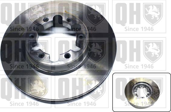 Quinton Hazell BDC5541 - Brake Disc autospares.lv