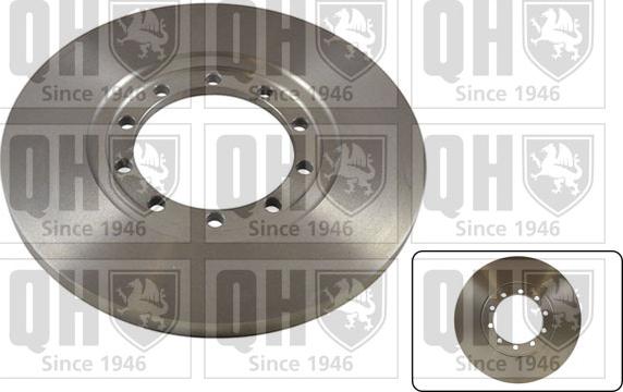 Quinton Hazell BDC5548 - Brake Disc autospares.lv