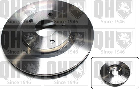 Quinton Hazell BDC5542 - Brake Disc autospares.lv