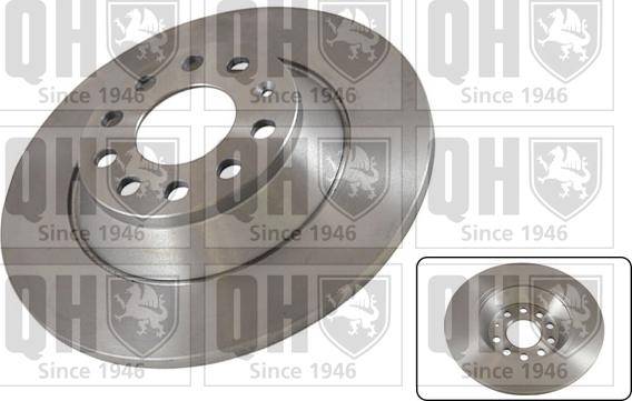 Quinton Hazell BDC5547 - Brake Disc autospares.lv