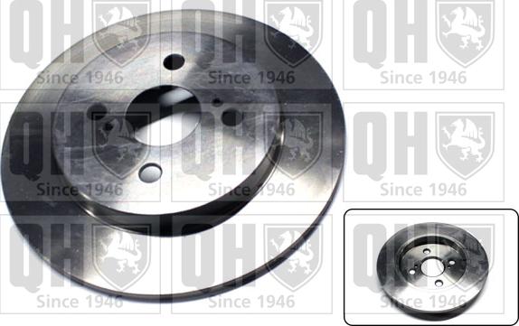 Quinton Hazell BDC5555 - Brake Disc autospares.lv