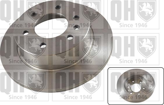 Quinton Hazell BDC5551 - Brake Disc autospares.lv