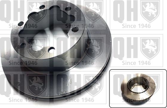 Quinton Hazell BDC5553 - Brake Disc autospares.lv