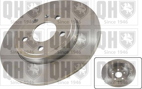 Quinton Hazell BDC5557 - Brake Disc autospares.lv