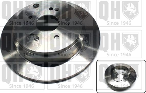 Quinton Hazell BDC5565 - Brake Disc autospares.lv