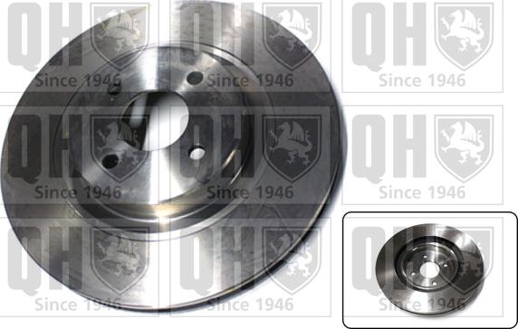 Quinton Hazell BDC5560 - Brake Disc autospares.lv