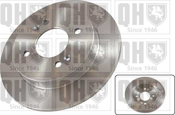 Quinton Hazell BDC5568 - Brake Disc autospares.lv