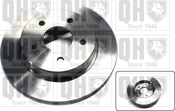 Quinton Hazell BDC5505 - Brake Disc autospares.lv