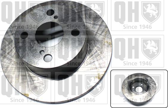 Quinton Hazell BDC5500 - Brake Disc autospares.lv