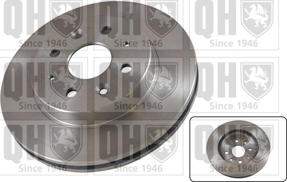 Quinton Hazell BDC5511 - Brake Disc autospares.lv