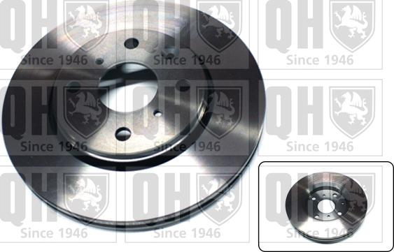 Quinton Hazell BDC5518 - Brake Disc autospares.lv