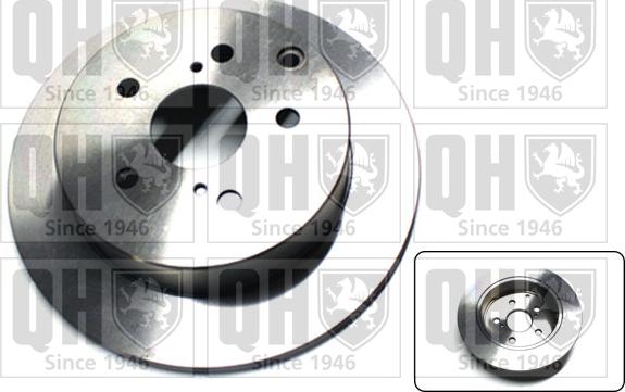 Quinton Hazell BDC5589 - Brake Disc autospares.lv