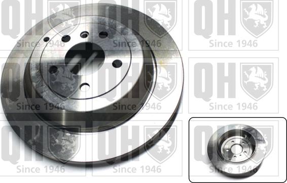 Quinton Hazell BDC5586 - Brake Disc autospares.lv