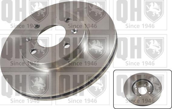 Quinton Hazell BDC5536 - Brake Disc autospares.lv