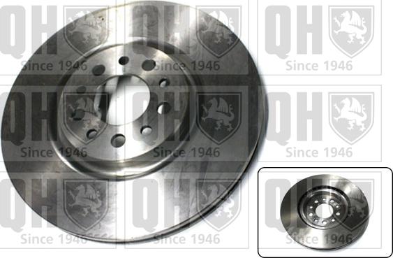 Quinton Hazell BDC5533 - Brake Disc autospares.lv