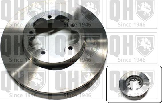 Quinton Hazell BDC5523 - Brake Disc autospares.lv