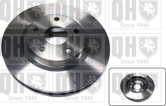 Quinton Hazell BDC5574 - Brake Disc autospares.lv
