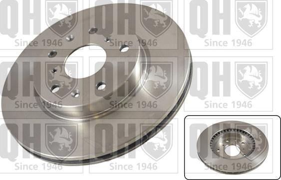 Quinton Hazell BDC5576 - Brake Disc autospares.lv