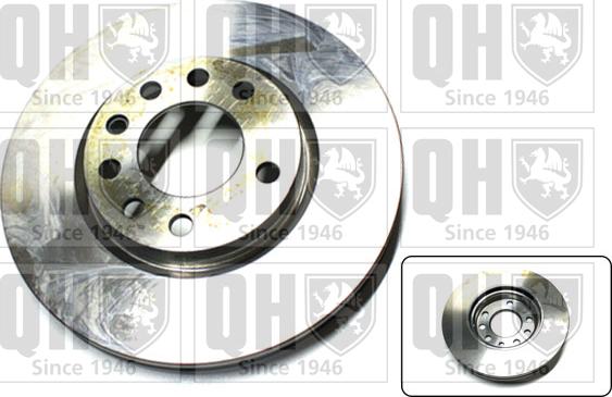 Quinton Hazell BDC5570 - Brake Disc autospares.lv