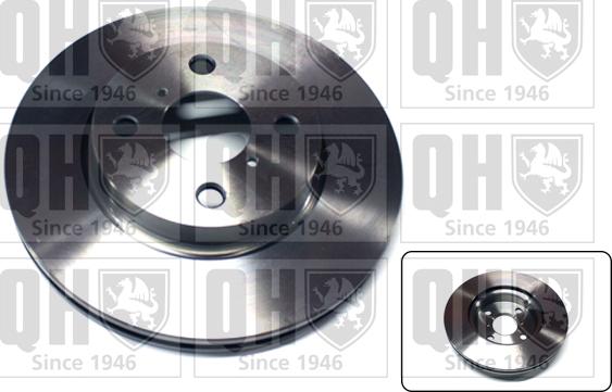 Quinton Hazell BDC5571 - Brake Disc autospares.lv