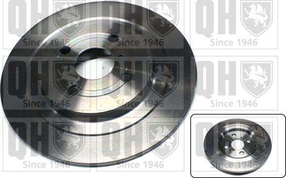 Quinton Hazell BDC5573 - Brake Disc autospares.lv