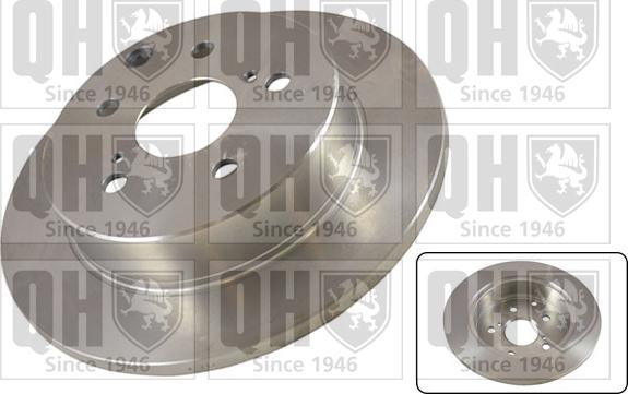 Quinton Hazell BDC5572 - Brake Disc autospares.lv