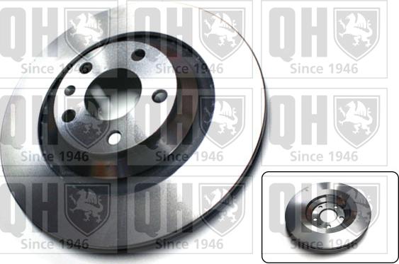 Quinton Hazell BDC5691 - Brake Disc autospares.lv