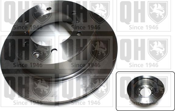 Quinton Hazell BDC5697 - Brake Disc autospares.lv