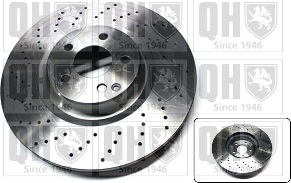 Quinton Hazell BDC5643 - Brake Disc autospares.lv