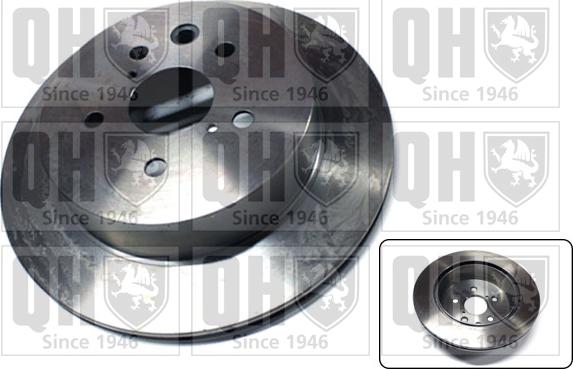 Quinton Hazell BDC5657 - Brake Disc autospares.lv