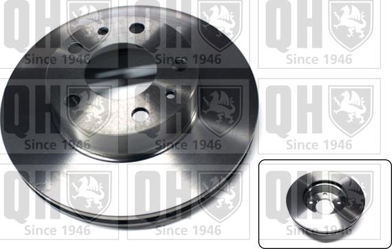 Quinton Hazell BDC5661 - Brake Disc autospares.lv