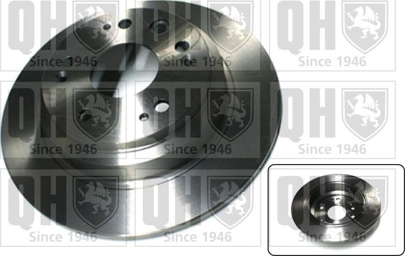 Quinton Hazell BDC5605 - Brake Disc autospares.lv