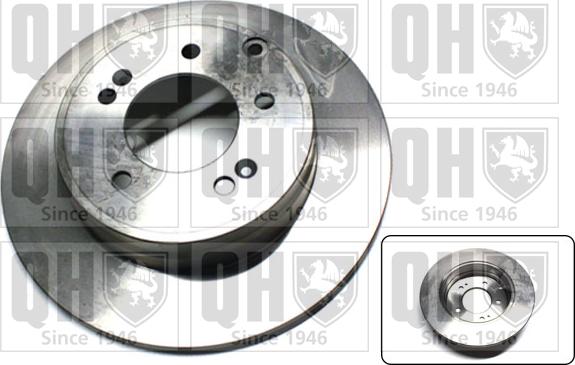 Quinton Hazell BDC5614 - Brake Disc autospares.lv