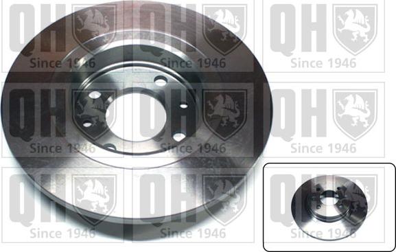 Quinton Hazell BDC5615 - Brake Disc autospares.lv