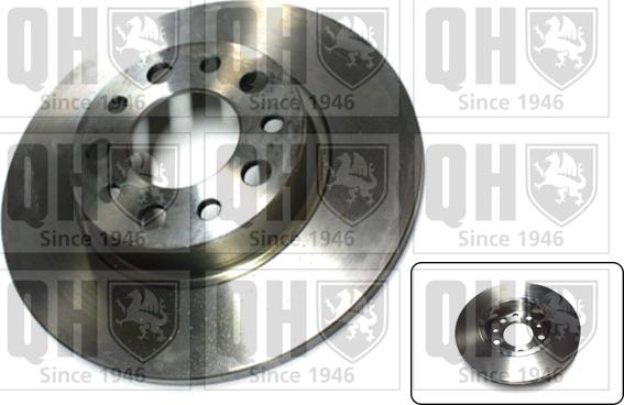 Quinton Hazell BDC5611 - Brake Disc autospares.lv