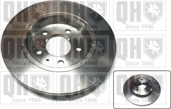 Quinton Hazell BDC5618 - Brake Disc autospares.lv