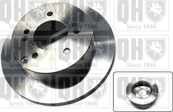 Quinton Hazell BDC5612 - Brake Disc autospares.lv