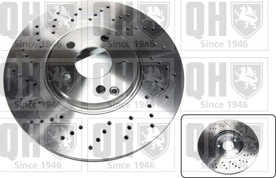 Quinton Hazell BDC5635 - Brake Disc autospares.lv