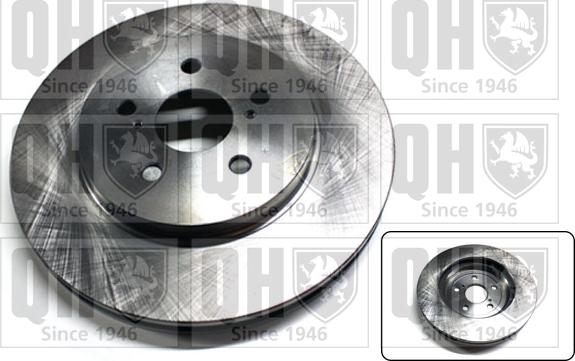 Quinton Hazell BDC5675 - Brake Disc autospares.lv