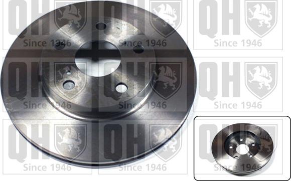 Quinton Hazell BDC5671 - Brake Disc autospares.lv