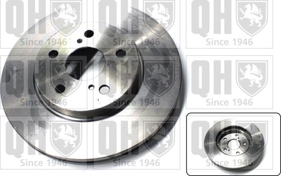 Quinton Hazell BDC5673 - Brake Disc autospares.lv