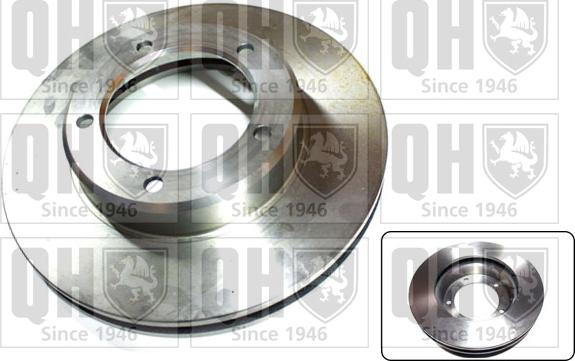 Quinton Hazell BDC5677 - Brake Disc autospares.lv