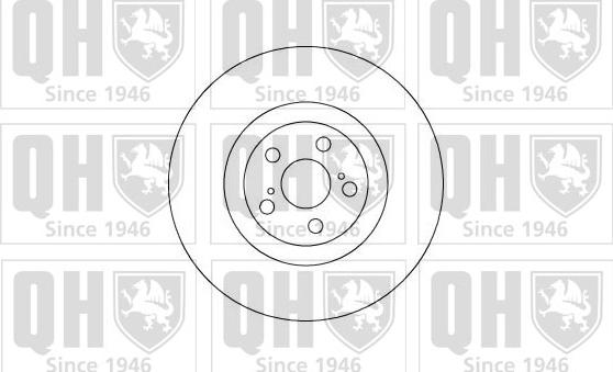 Quinton Hazell BDC5090 - Brake Disc autospares.lv